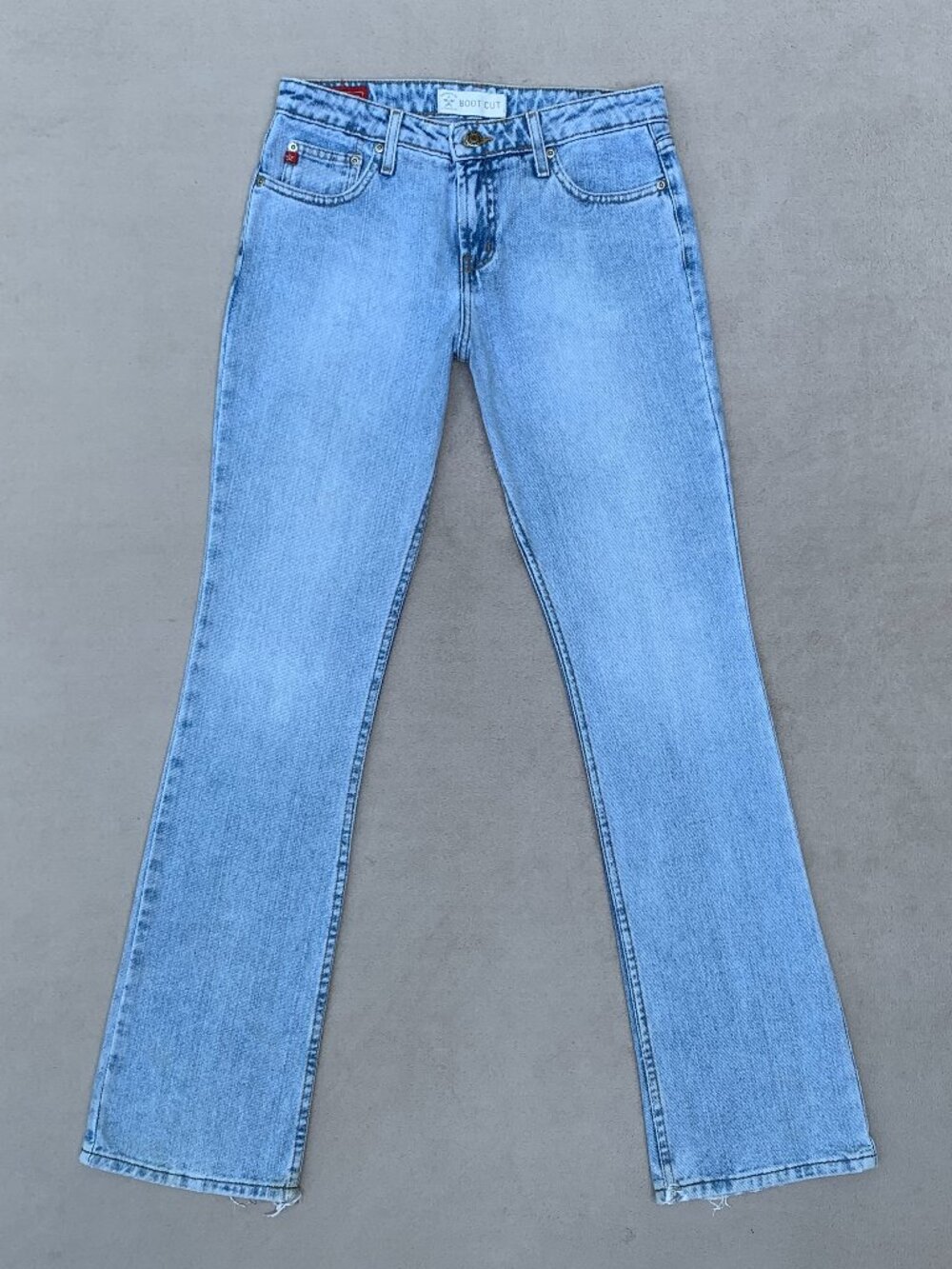 Arizona Premium Denim Boot Cut Largo Mid Rise Jeans Sz 5L